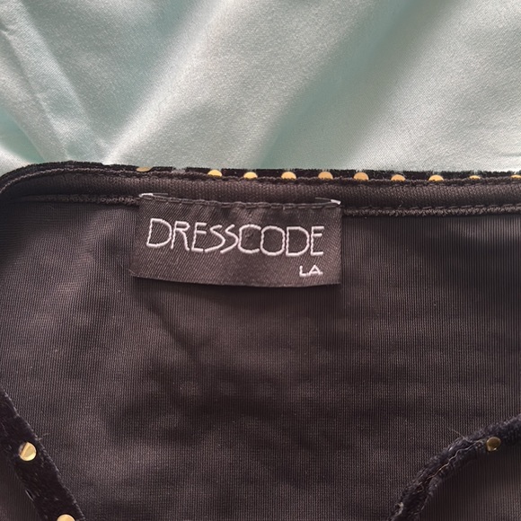 New Sparkly Cowl Neck Mini Dress - Picture 5 of 7